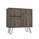 Aparador de salón Z80 Andora, con gabinete Marron