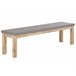 Beliani Conjunto de comedor OSTUNI Gris