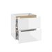 Mueble bajo lavabo 2 cajones Livia Blanco