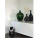 Beliani Jarrón decorativo THAPSUS Negro