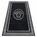 Alfombra lavable ANDRE 2031 Marco medusa griego 120x170 Negro