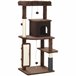 Árbol para Gatos Aglomerado de Madera PawHut Árbol para Gatos Aglomerado de Madera PawHut Marron