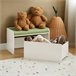 Organizador de Juguetes Banco para niño SoBuy KMB80-W Blanco