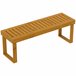 Banco de Jardín Madera de Pino Outsunny Marron