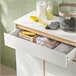 Armario De Baño Con Cesto Para Ropa Sucia BZR79-W SoBuy Blanco
