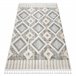 Alfombra SEVILLA Y523C diamantes Franjas Bereber marroquí 120x170 Gris