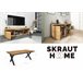 Conjunto Muebles de Salón, Mesa, Aparador, Mueble TV Roble