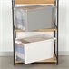 Curver Caja de almacenaje con tapa Bi-Box 40L Blanco