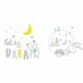 PROTECTOR DE CUNA/MAXICUNA LETS DREAM Blanco