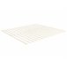 Beliani Cama con somier Madera de pino ROYAN 147x207 Blanco