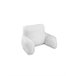 Almohada ergonómica con Reposabrazos para trabajar Blanco