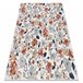 Alfombra Estructural BOTANIC 65239 flores 137x190 Beige