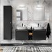 Mueble bajo lavabo Eros Negro