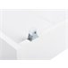 Beliani Conjunto de 2 cajones de cama Madera de pino CRONAT Blanco