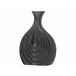 Beliani Jarrón decorativo THAPSUS Negro