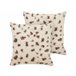 Beliani Cojín decorativo KASRA 45x45 Beige