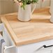 Carrito de Cocina con 2 Puertas y 1 Cajón FKW119-WN SoBuy Blanco