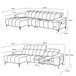 Chaise longue relax eléctrica ANDY Gris Claro