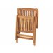 Beliani Conjunto bistro JAVA Marron