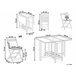 Beliani Conjunto de comedor FRASSINE Madera Clara