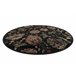 Alfombra de lana SUPERIOR circulo LATICA 200x200 Azul