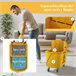 Cubo de Fregona PP HOMCOM, ferretería - lavandería y limpieza Amarillo