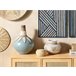 Beliani Jarrón decorativo ASAHAN Blanco