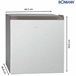Frigorífico una puerta Bomann KB7245W Plateado