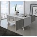 Mesa de Centro para Salón WIND 92x50 Blanco/ Gris