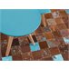 Beliani Alfombra de pelo corto ALIAGA 80x150 Turquesa