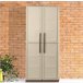 Armario exterior en PVC Beige