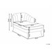 Beliani Chaise longue izquierdo Terciopelo ALLIER Beige