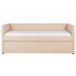 Beliani Cama con somier Bouclé TROYES 99x213 Beige