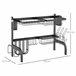 Escurridor de Platos Acero HOMCOM, hogar - cocina Negro