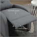 Sillón Relax Reclinable Poliéster, Espuma, Tablero Multicapa Gris