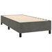 Cama box spring 100x200 Gris Oscuro