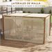 Pérgola de Jardín Aluminio, Poliéster Outsunny Marron