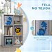 Estantería Juguetes Infantil MDF, Melamina, Tela no Tejida Blanco/ Gris