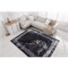 Alfombra lavable MIRO 51278.810 Mármol griego 160x220 Negro