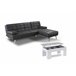 Oferta: Sofa Cama Chaise Longue XS + Mesa de Centro Elevable Negro