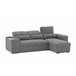 Chaise longue con cama HOXTON Gris