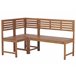 Beliani Conjunto de comedor TREIA Marron