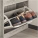 Zapatero con 2 Solapas Organizador FSR137-HG SoBuy Gris