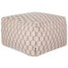 Beliani Puf SHORAN Blanco/ Beige