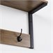 Perchero de Pared Arlet 4 Perchas y 1 Estante Madera