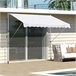 Toldo Manual Retráctil Metal, Aluminio, Poliéster Outsunny 300x150 Blanco