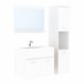 Conjunto de muebles de baño Krildihana 3 piezas [en.casa] 30 Blanco