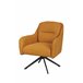 Sillón rotativo decorativo JERRY mostaza Mostaza