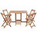 Beliani Conjunto de comedor FRASSINE Madera Clara