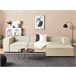 Beliani Chaise longue Lino APRICA Beige